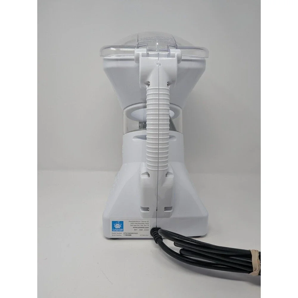 Snowie Little Snowie Max Home Ice Shaver Snow Cone Machine Tested Works White